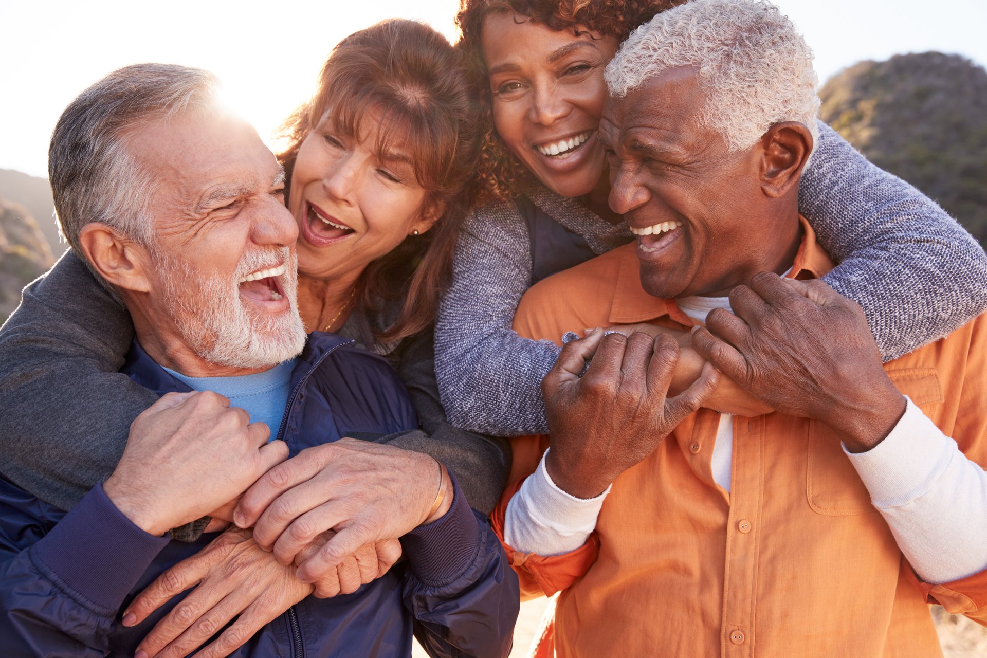Caregiver connection with senior resident at Legacy Blooms in Little Rock AR